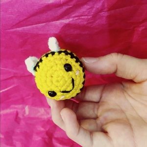 Mini Bee Amigurumi Crocheted Toy/Plushie